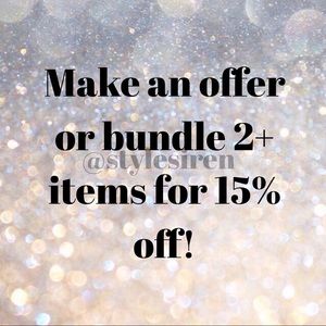 Accepting offers & bundle deals!!